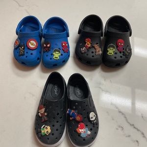 Toddler Boy’s Crocs and Cat & Jack Shoes